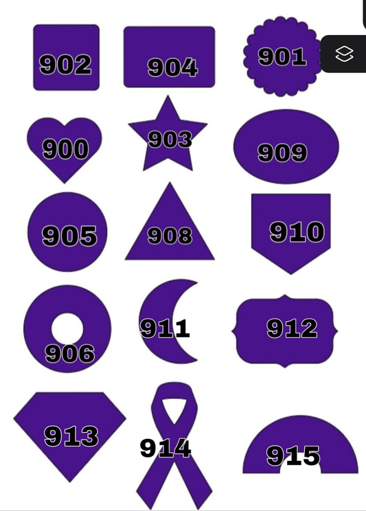 Acrylic Blank Shapes