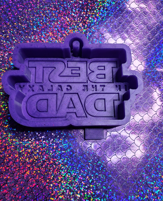 Best Dad In The Galaxy Freshie mold