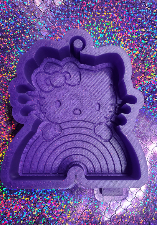 Hello Kitty Rainbow-Pride Freshie Mold