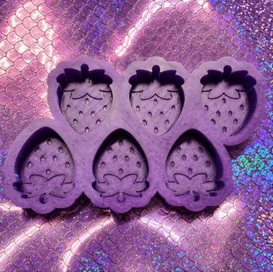 Wax melt Strawberry Silcone Mold