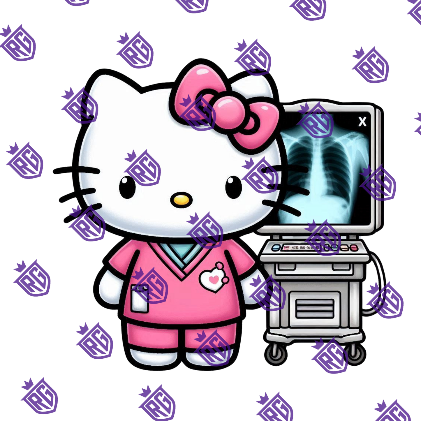 Hello Kitty Xray Acrylic Blank