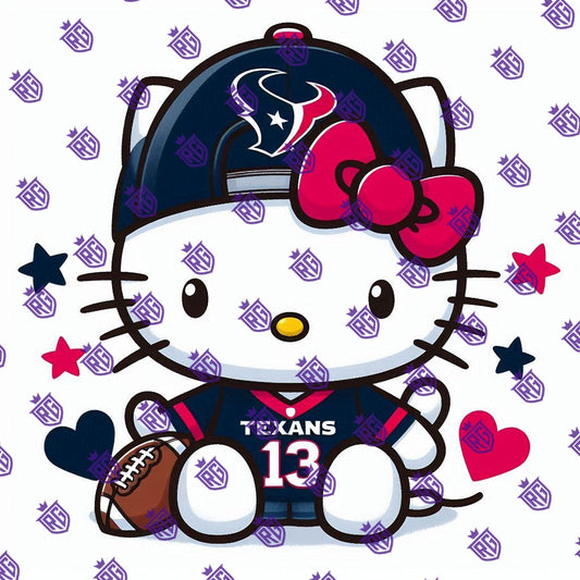 Football Acrylic Blank With Decals