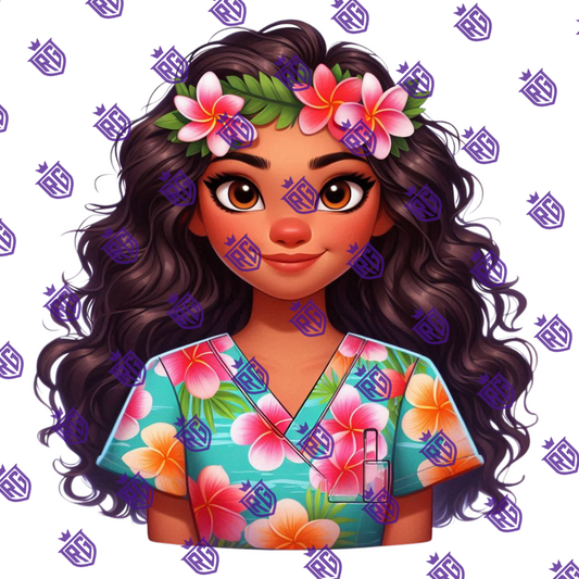 Medical Nurse Acrylic blank With Decal