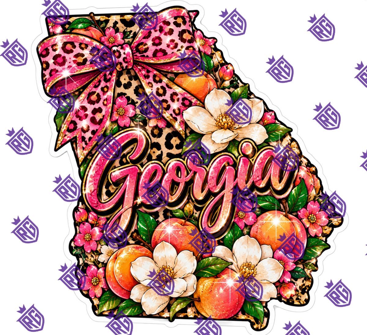 Georgia Acrylic Blank With Decal