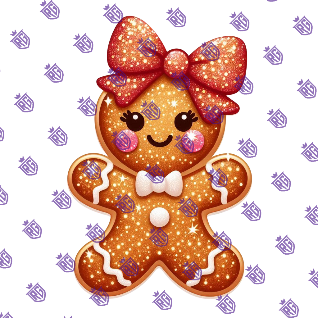 Gingerbread Acrylic Blank With Decal (Copy)