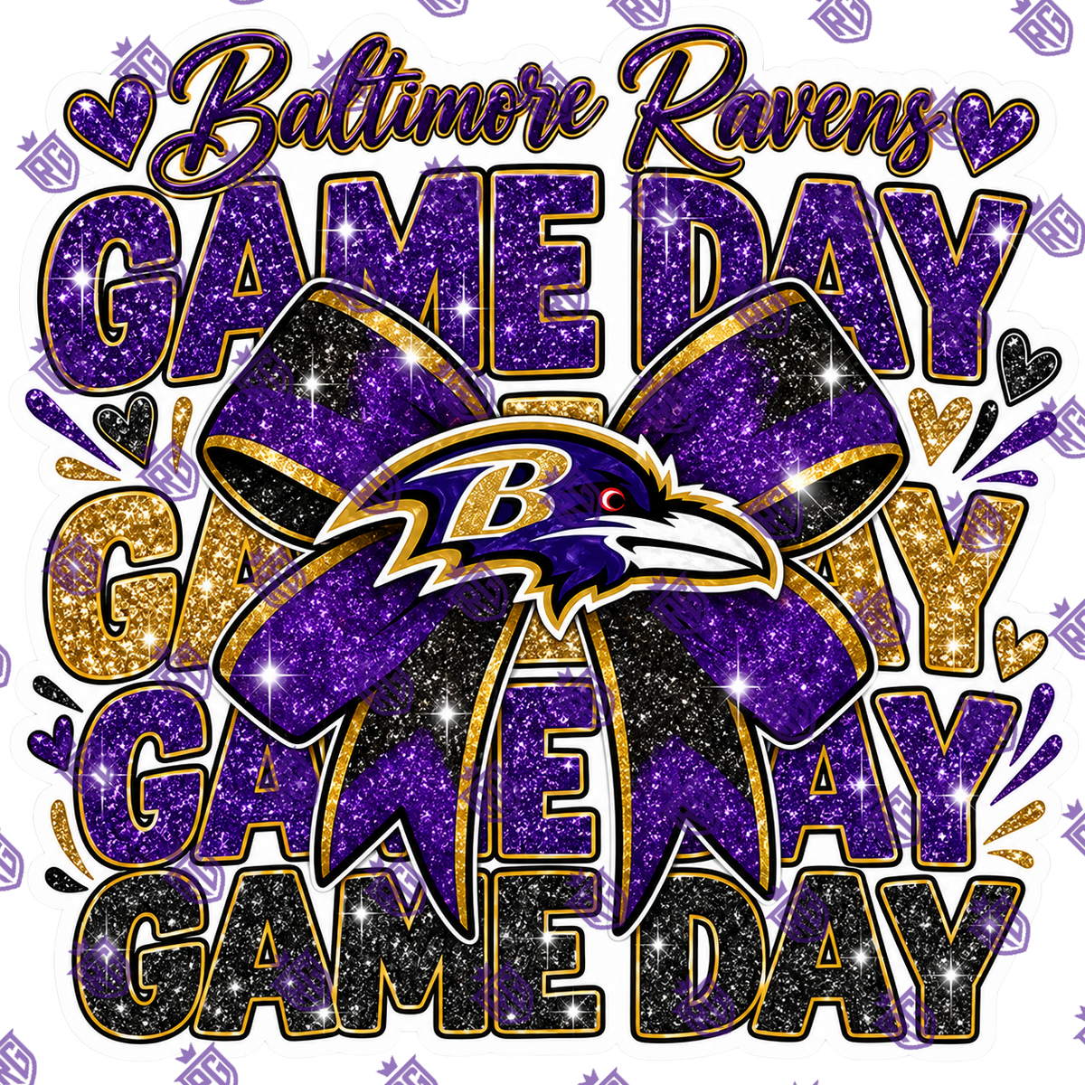 Ravens Acrylic blank With Decal