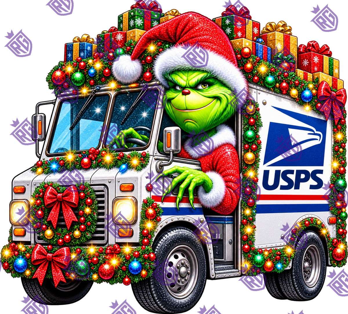 usps acrylic blank with decal