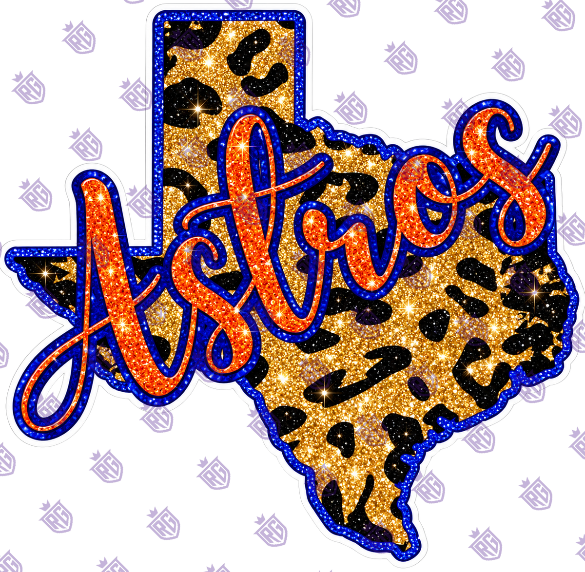 Astros Acrylic Blank With Decal