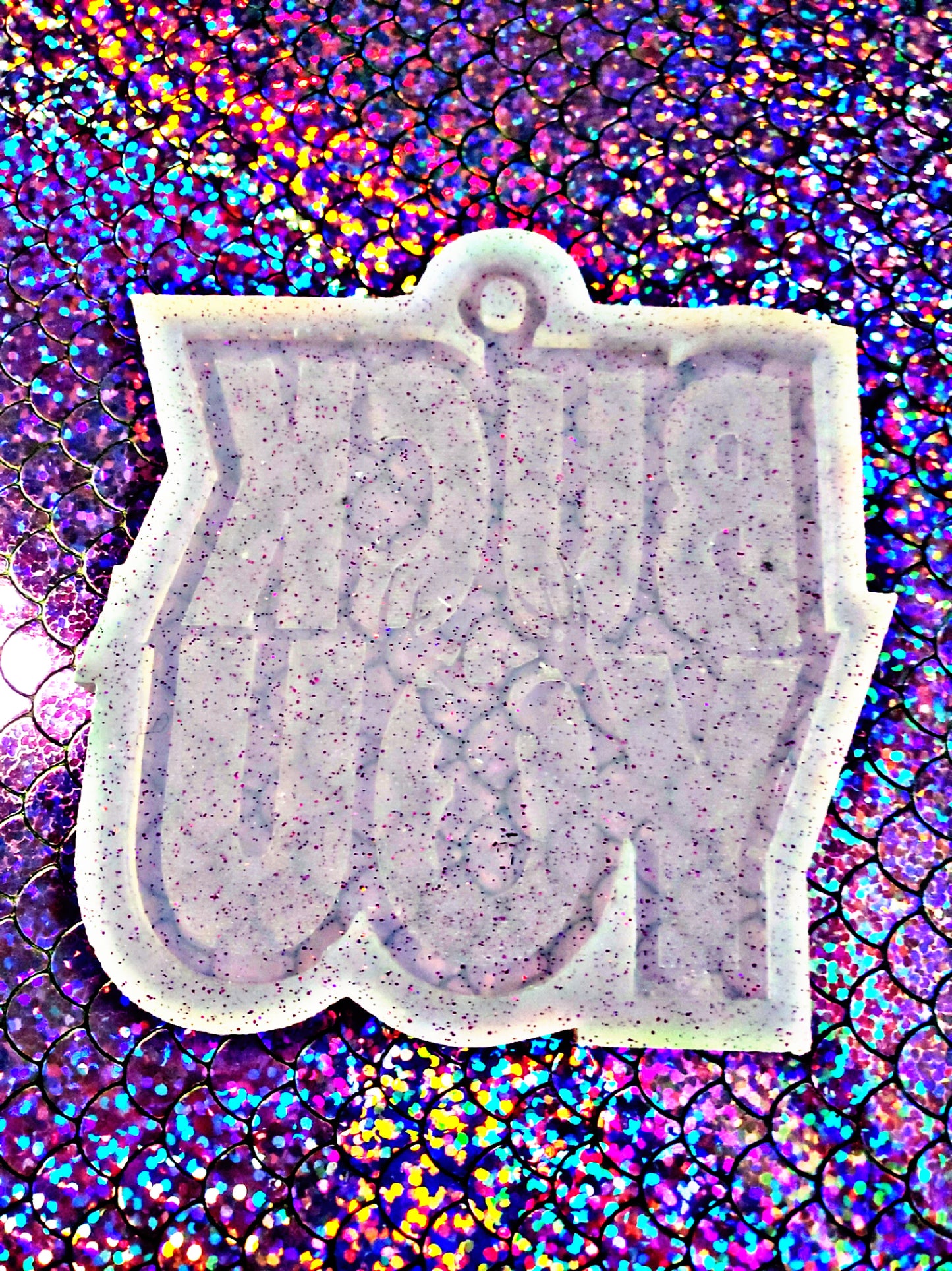 Buck You Key Chain/Car Charm/Ornament  {Clear so can be used with UV Resin}