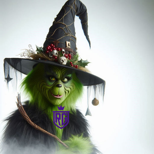 Grinch Witch Acrylic Blank
