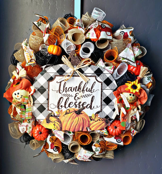 Thankful & Blessed Wreath