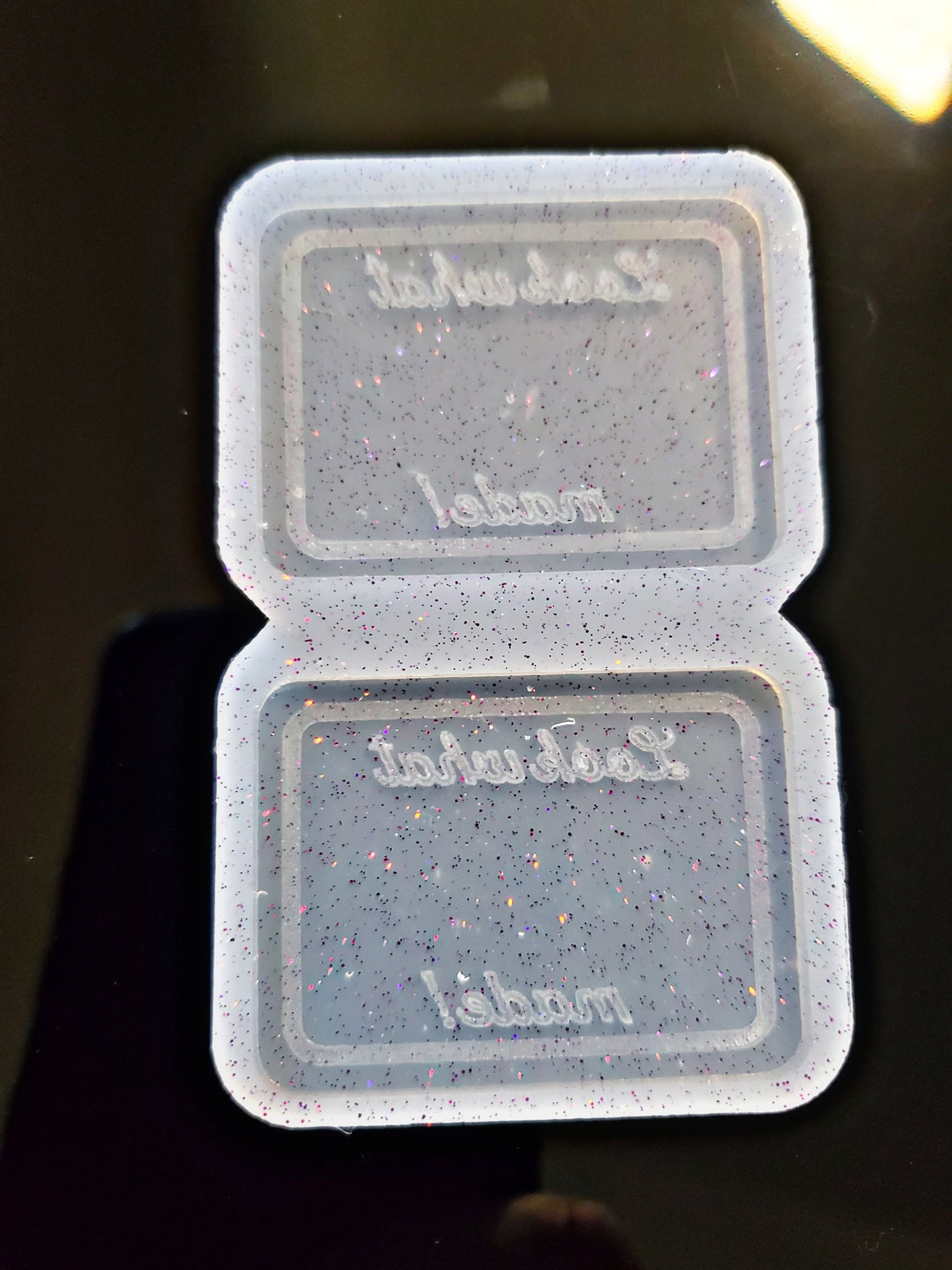 Look what {Insert Name} Made Magnet Mold   {Clear so can be used with UV Resin}