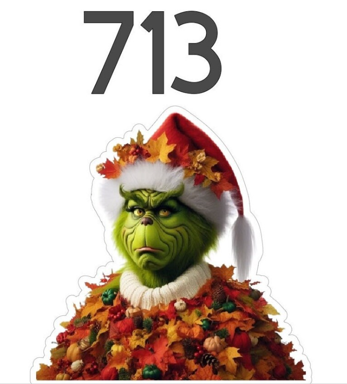 Grinch Fall Badge Reel Acrylic Blanks