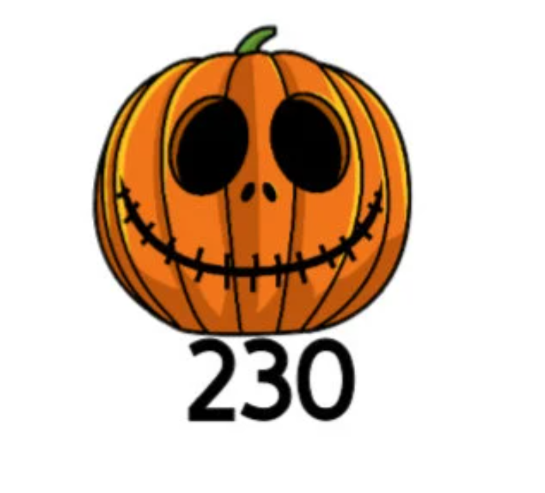 Halloween Badge Reel Acrylic Blanks