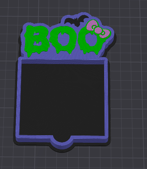 Boo Bow Sticky Note Holder STL FILE (DIGITAL DOWNLOAD)