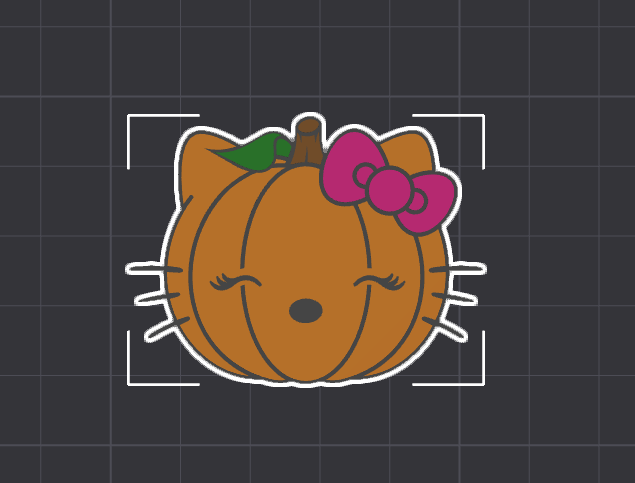 Pumpkin Badge reel STL FILE (DIGITAL DOWNLOAD)