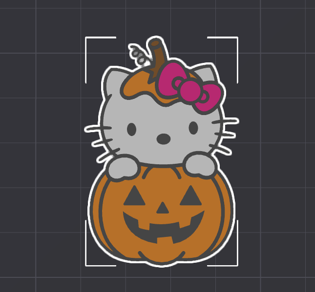 Pumpkin Badge reel STL FILE (DIGITAL DOWNLOAD)