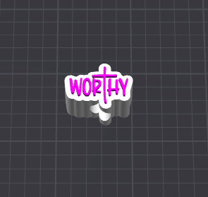 Worthy Straw Topper STL FILE (DIGITAL DOWNLOAD)