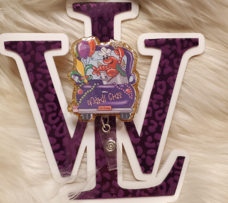 Mardi Gras Badge Reel