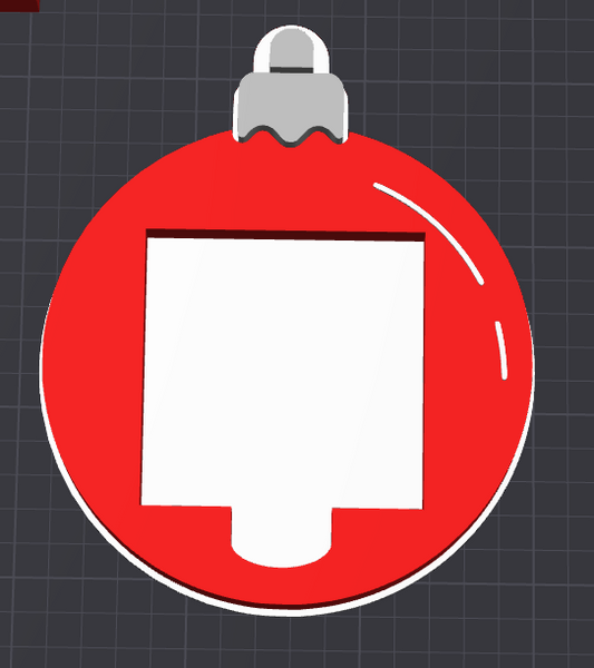Ornament Sticky Note Holder STL FILE (DIGITAL DOWNLOAD)