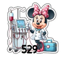 Dialysis Nurse Badge Reel Acrylic Blanks