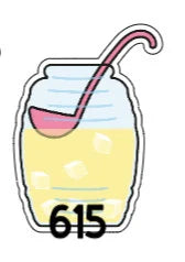 Aguas Frescas Badge Reel Acrylic Blanks