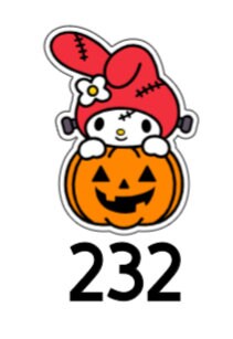 Halloween Hello Kitty Badge Reel Acrylic Blanks