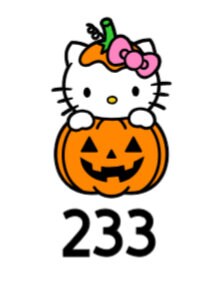 Halloween Hello Kitty Badge Reel Acrylic Blanks
