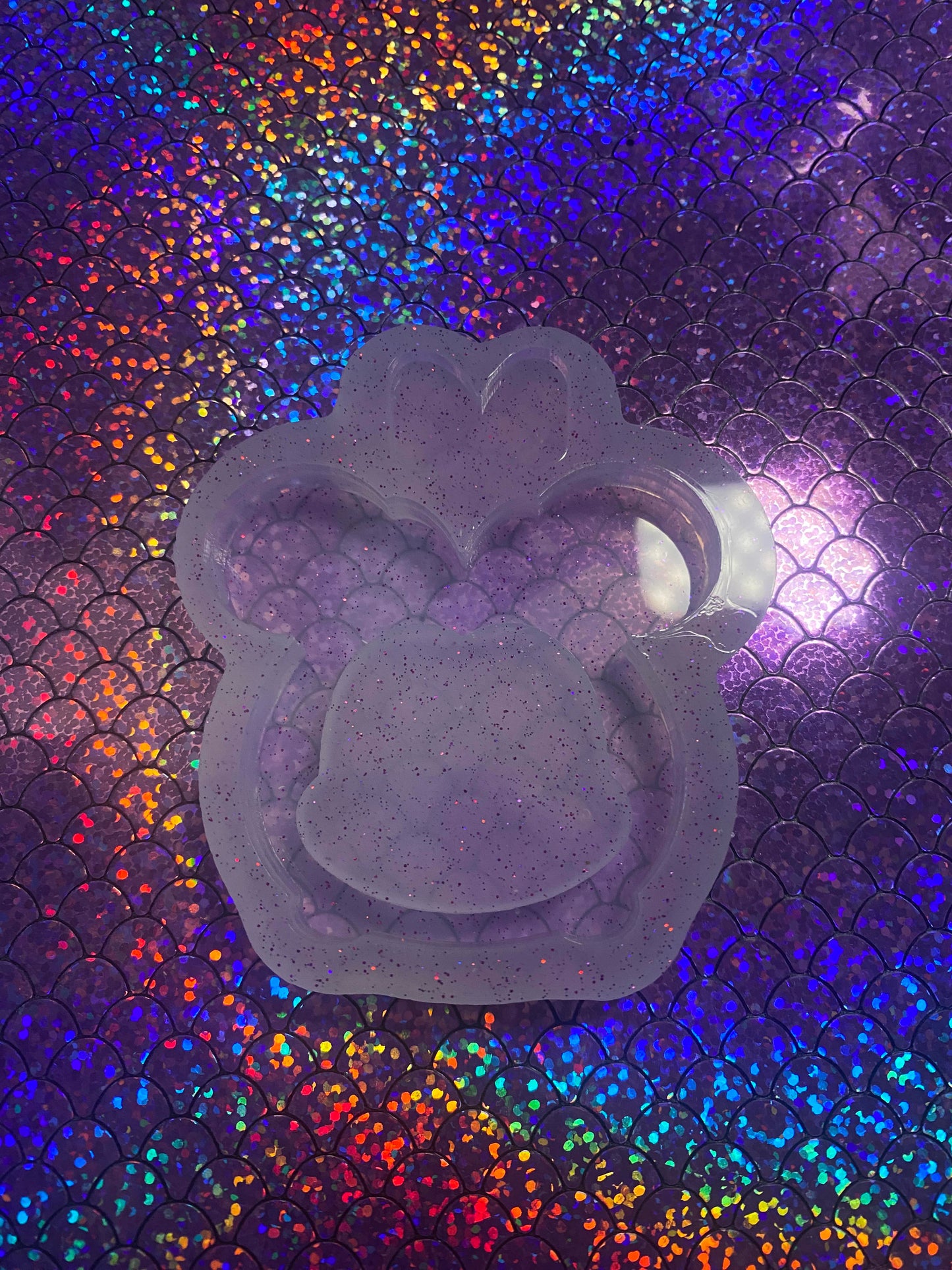 Kawaii Minnie Shaker Mold (Clear so can be used with UV resin)