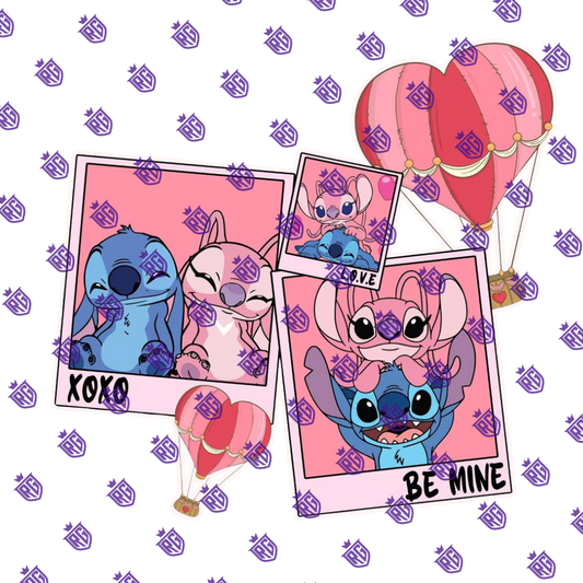 Valentines Acrylic Blank With Decals