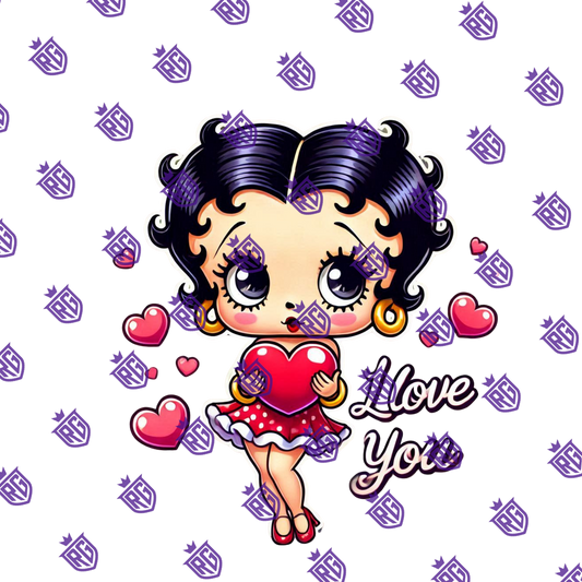 Valentines Day Acrylic Blank With Decal