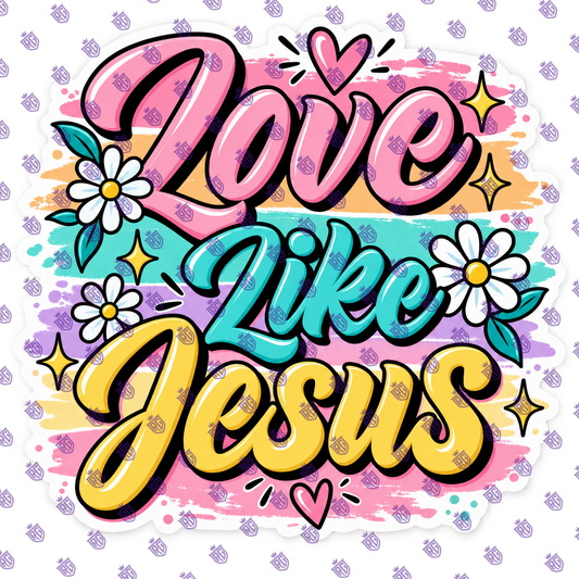 Love like Jesus acrylic Blank