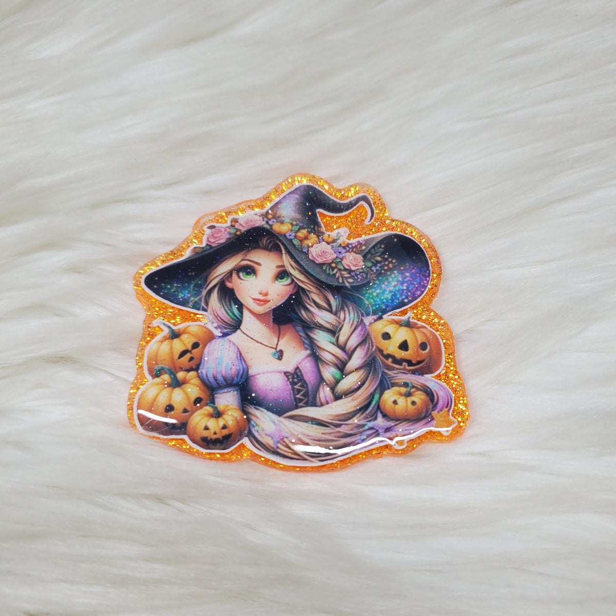Rapunzel Halloween Badge Reel