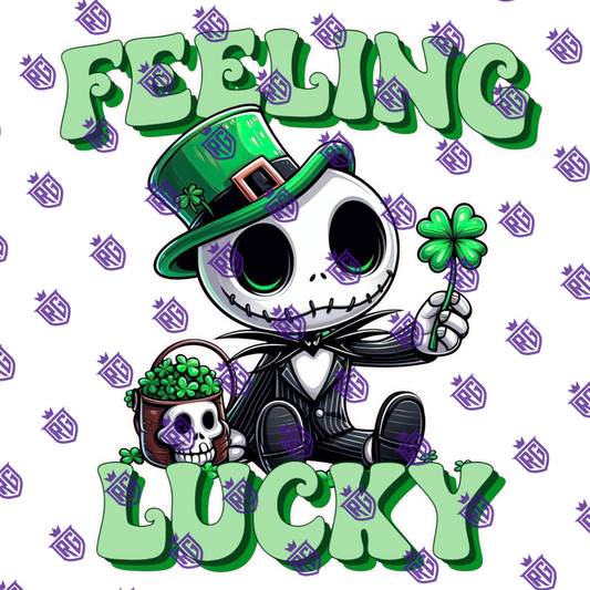 Feeling Lucky Acrylic Blank With Decals