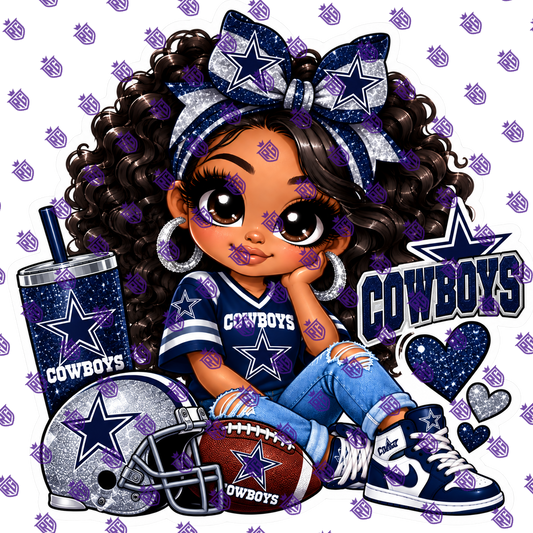 Nfl football acrylic blank