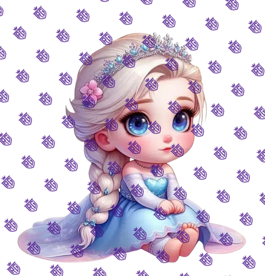 Princess Acrylic Blank With Decals