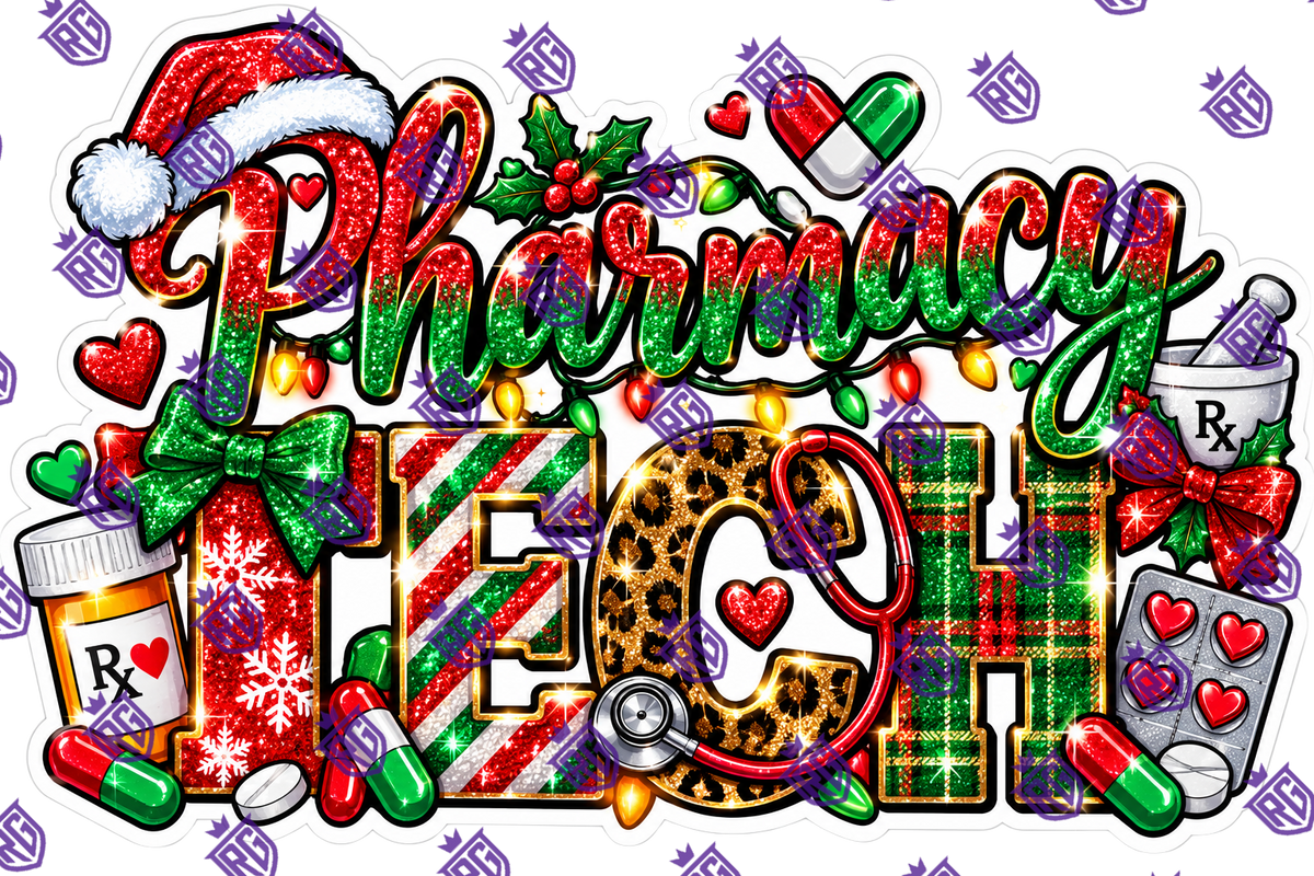 Christmas Pharmacy Acrylic Blank