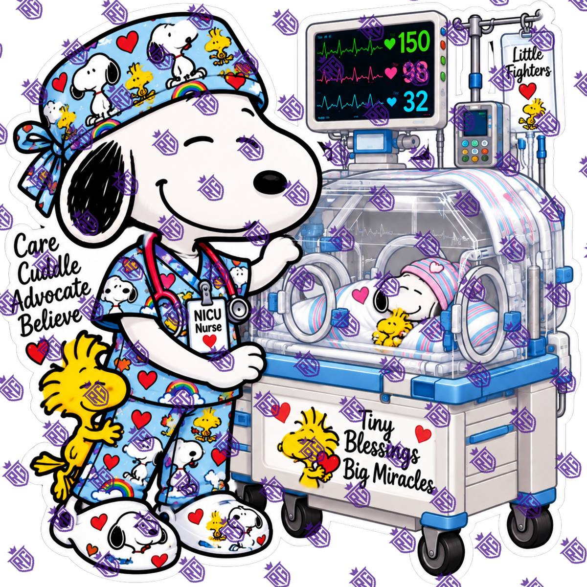Ultrasound Tech Acrylic Blank