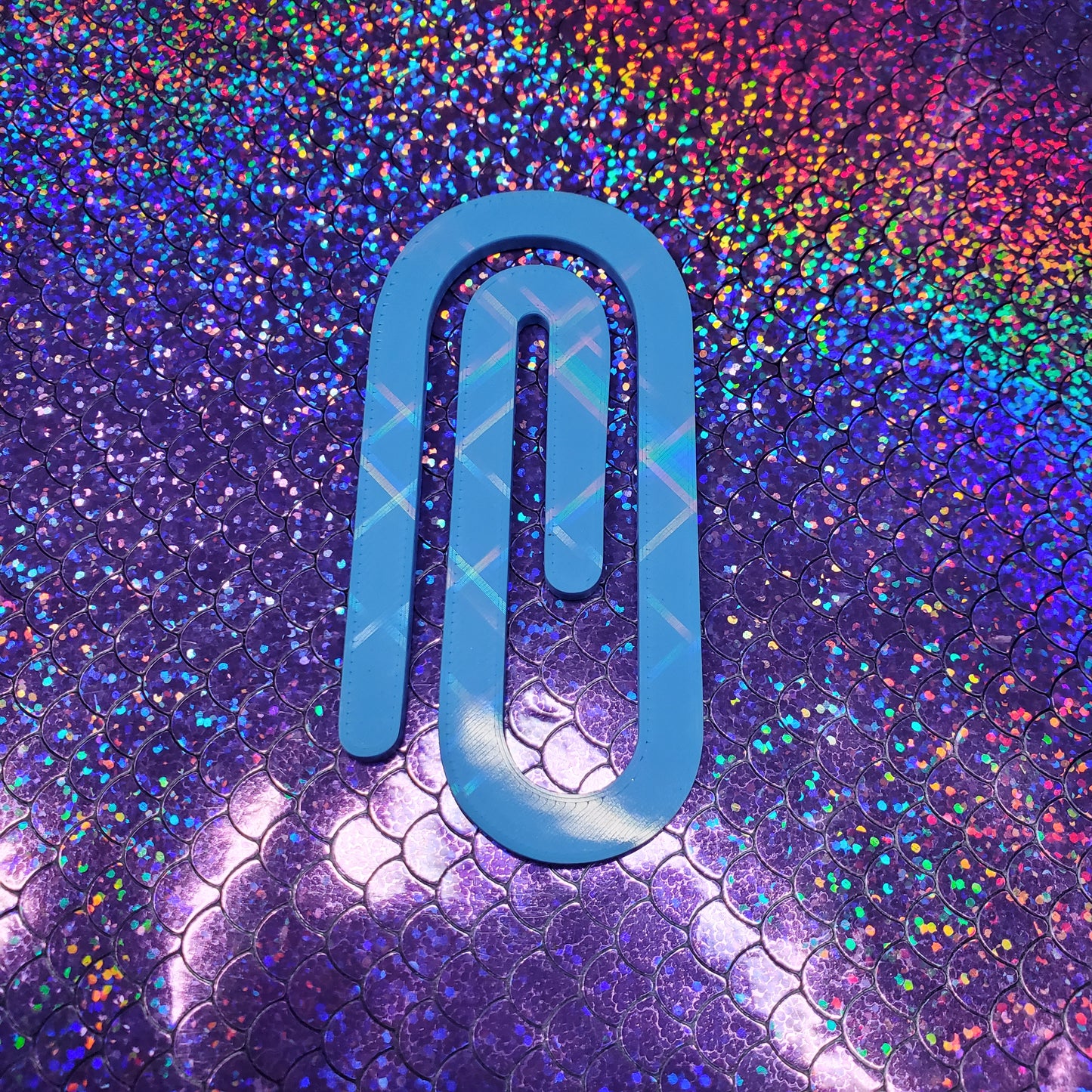 Jumbo Holographic Paper Clip/Bookmark