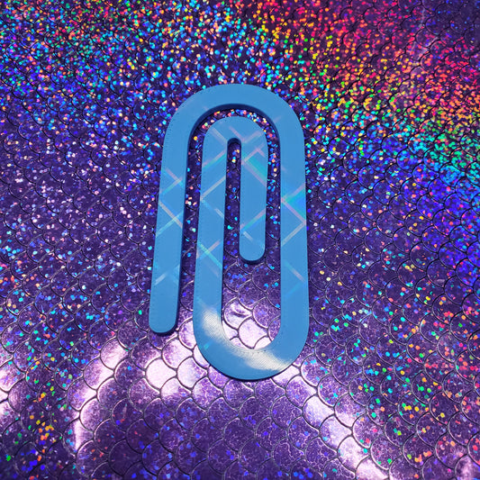 Jumbo Holographic Paper Clip/Bookmark