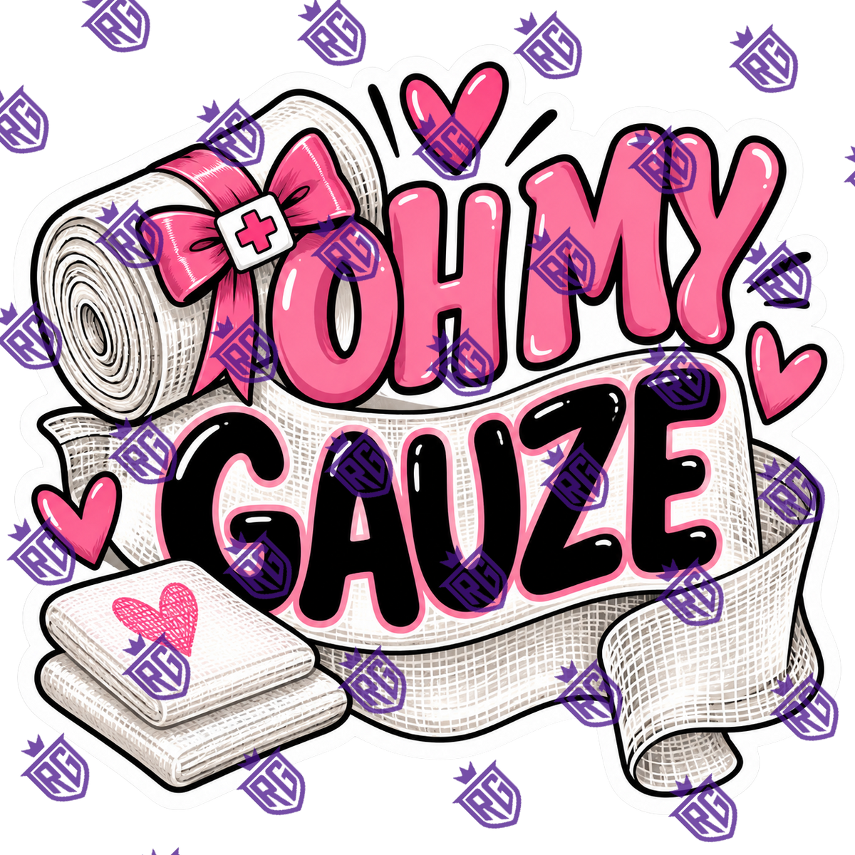 Oh my gauze acrylic blank