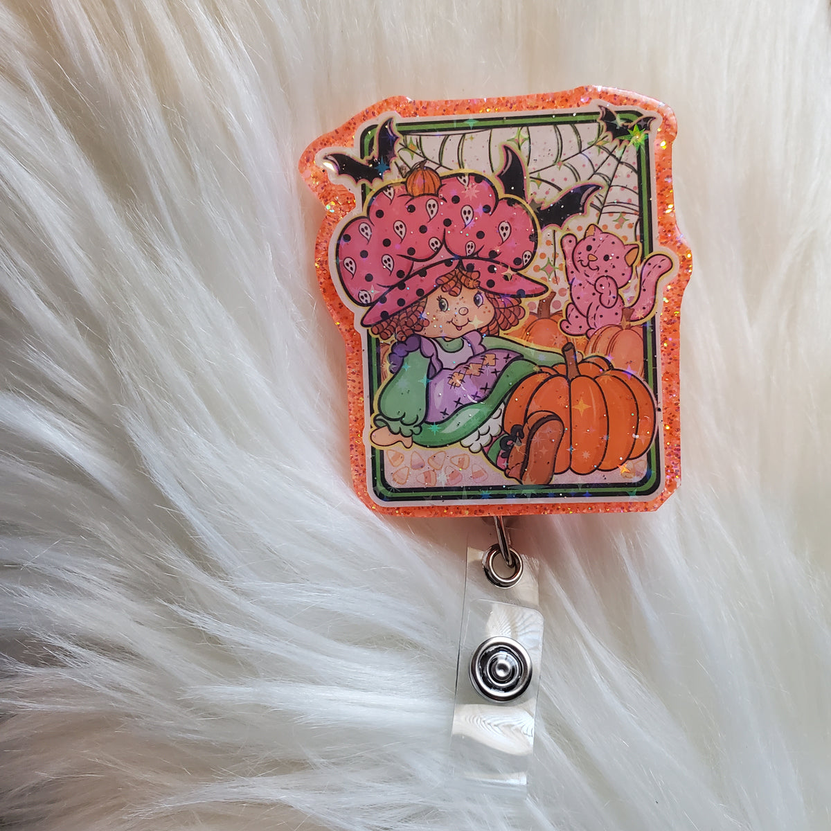 Halloween Strawberry Shortcake Badge Reel