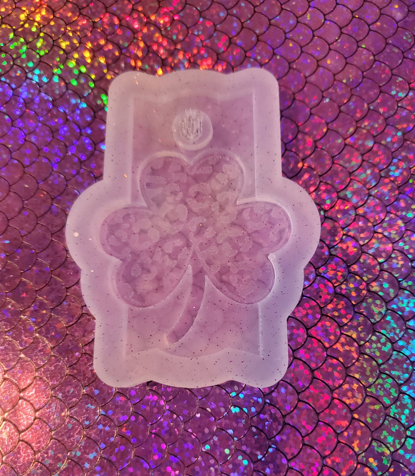 Cheetah Print Stanley Shamrock Mold