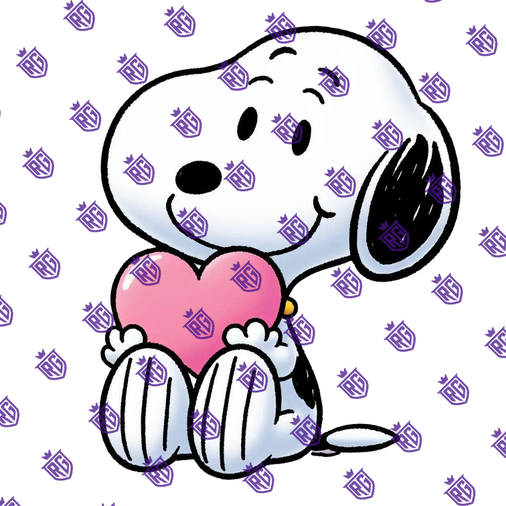 Snoopy Valentines Day Acrylic Blank With Decal