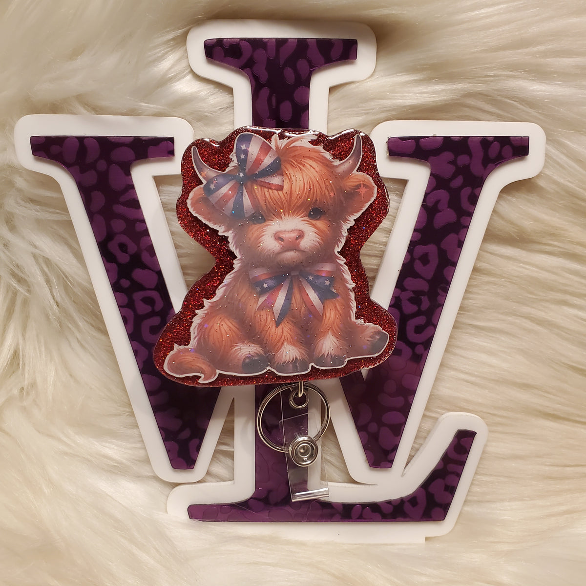 4th July Cow Badge Reel