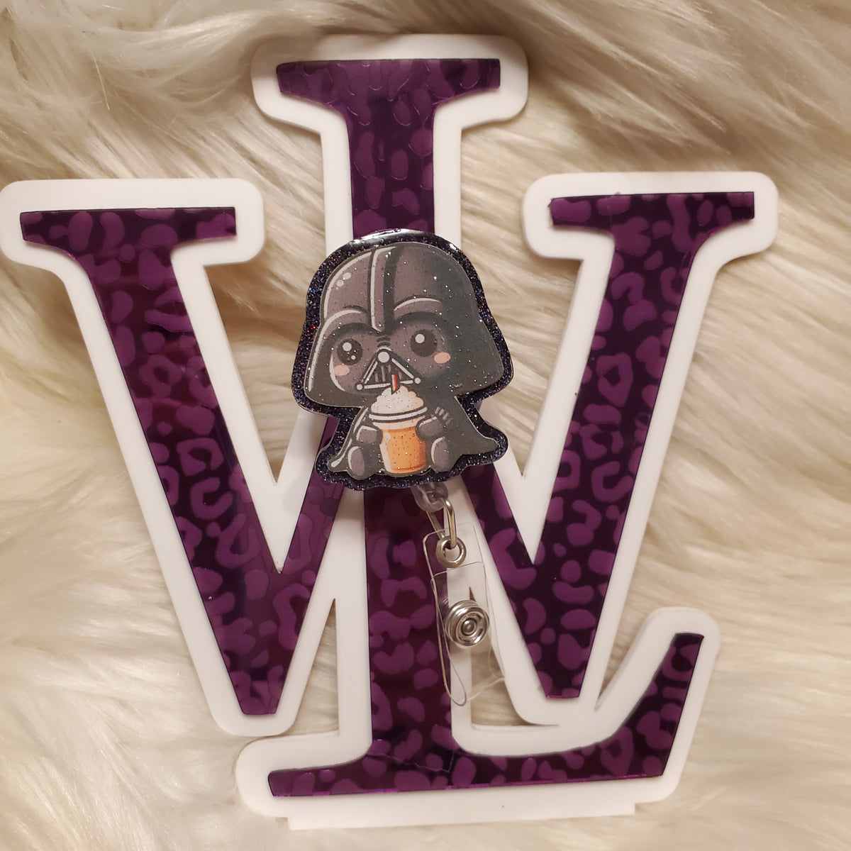 Coffee Darth Badge Reel