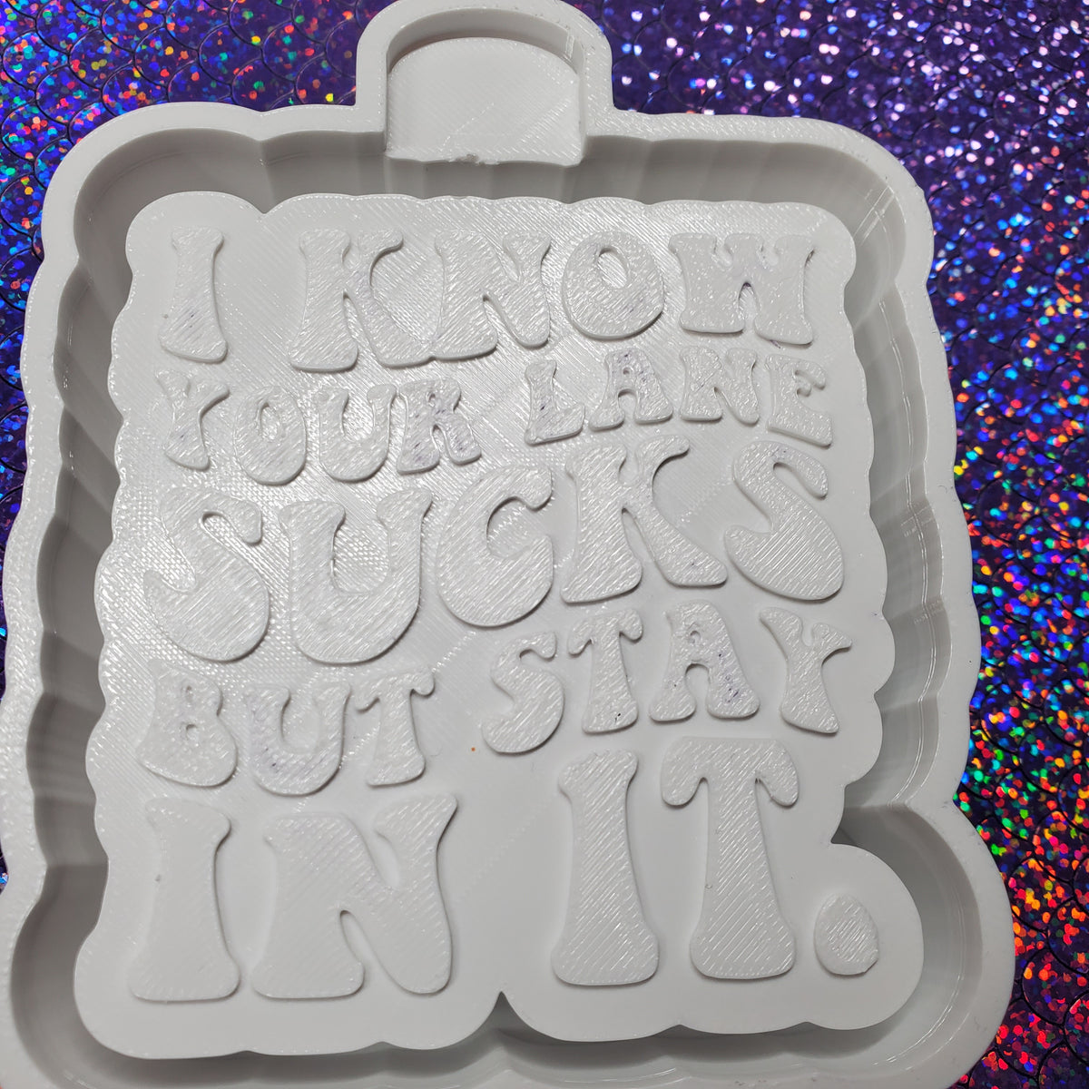 I know your lane sucks but stay in it Freshie Mold
