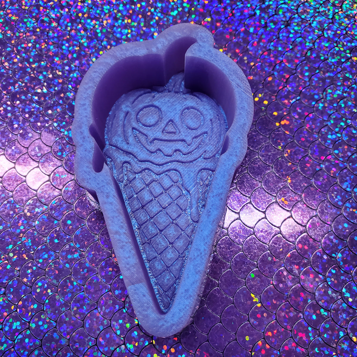 Pumpkin Ice cream freshie mold
