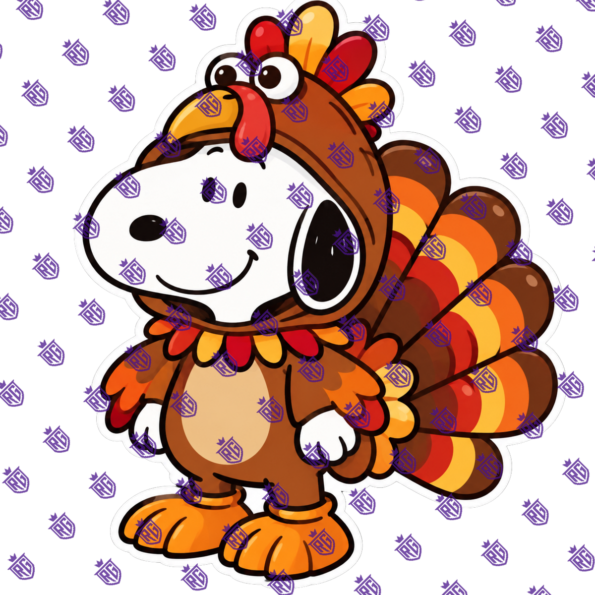 Thanksgiving Turkey acrylic blank