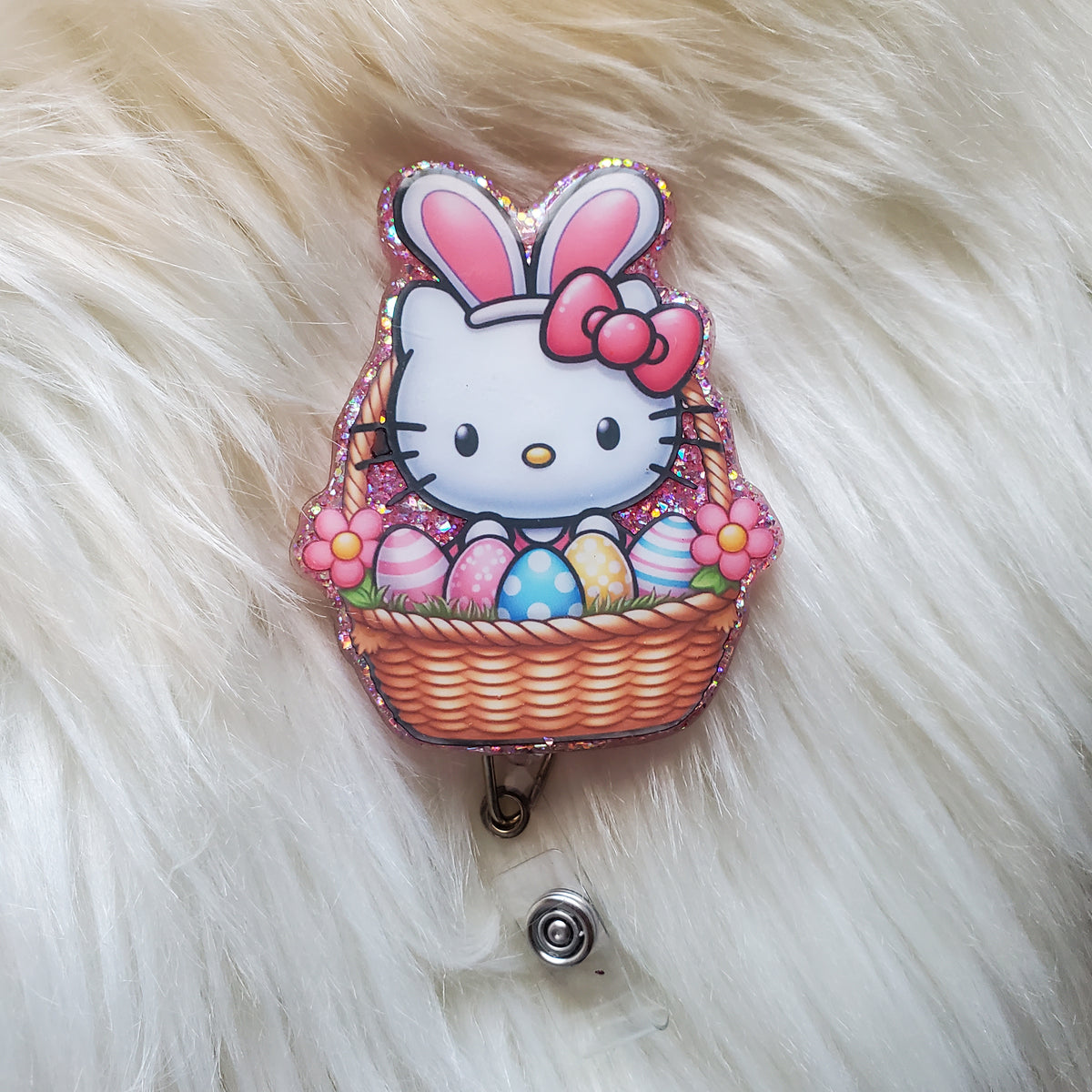 Easter Hello Kitty Badge Reel